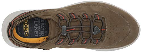 KEEN Highland WP-M, Zapatillas Hombre, Oliva Oscuro Plata Abedul, 40.5 EU