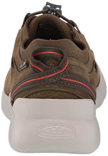 KEEN Highland WP-M, Zapatillas Hombre, Oliva Oscuro Plata Abedul, 40.5 EU