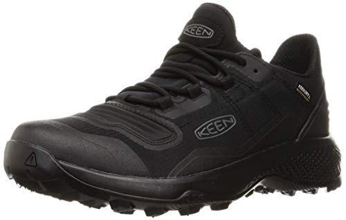 KEEN Tempo Flex WP-M, Zapatos para Senderismo Hombre, Triple Black, 43 1/3 EU