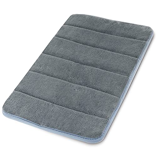 Kikc Alfombra Antideslizante Alfombra Espuma de Memoria Piso Baño Alfombra Absorber Alfombra de baño Suave Alfombra de baño (40_x_60_cm)