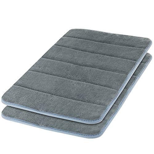 Kikc Alfombra Antideslizante Alfombra Espuma de Memoria Piso Baño Alfombra Absorber Alfombra de baño Suave Alfombra de baño (40_x_60_cm)