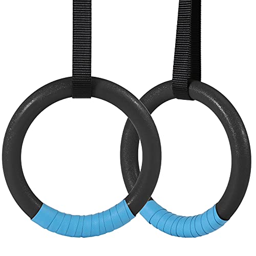 KIKILIVE Anillos de Gimnasia, Aros para Hacer Ejercicio con Correas Ajustables de 4,5 m, para Entrenamiento Crossfit, Carga máxima hasta 400 kg