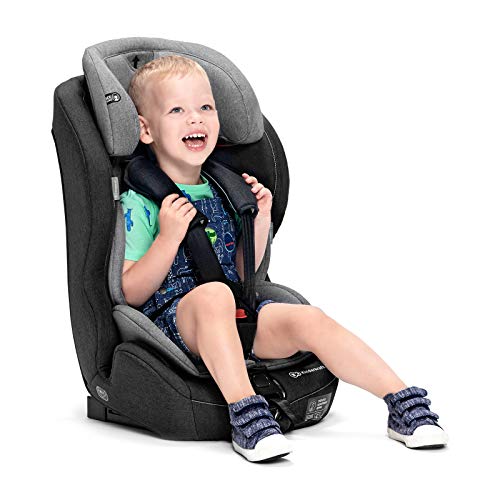 Kinderkraft Silla de Coche Isofix SAFETY FIX, Grupo 1/2/3, 9-36 Kg, Gris