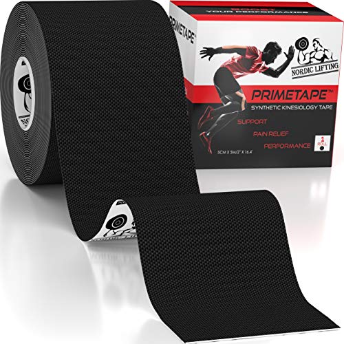 Kinesiology Tape - Pro Sports & Athletic Taping for Knee, Shin Splints, Shoulder and Muscle - 2" X 16.4' Uncut Roll