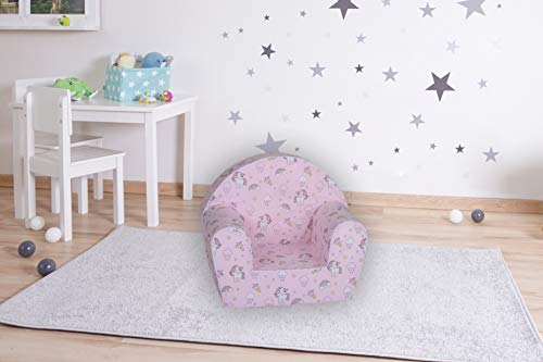 KNORRTOYS.COM- Sillón Infantil, diseño de Unicornio arcoíris (68354)