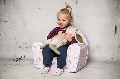 KNORRTOYS.COM- Sillón Infantil, diseño de Unicornio arcoíris (68354)