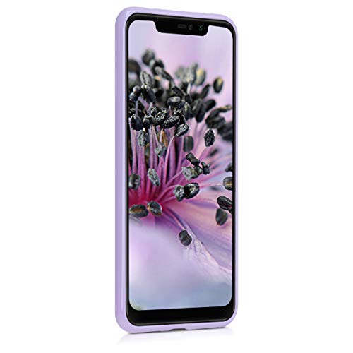 kwmobile Carcasa para Xiaomi Redmi Note 6 Pro - Funda para móvil en TPU Silicona - Protector Trasero en Lila