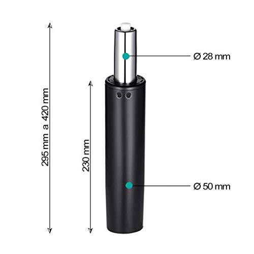 La Silla de Claudia - Pistón de gas estándar para silla de oficina muelle repuesto de calidad sillas giratoria soporta 120 kg