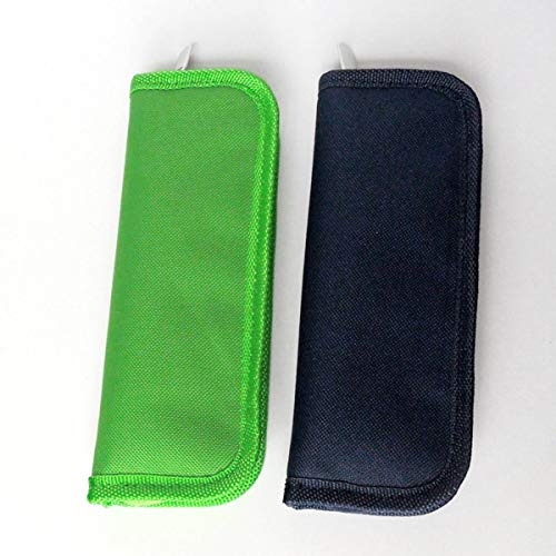 LACKINGONE - Funda para bolígrafo de insulina con cremallera, color Verde