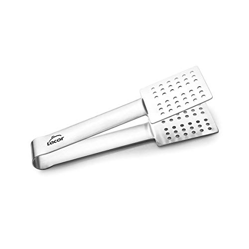 Lacor - 68079 - Pinza de Presión para Té, Acero Inoxidable 18/10, Resistente al Óxido, Exprime al máximo las bolsitas de Té, Mango Ergonómico, Apto para el lavavajillas, 14cm