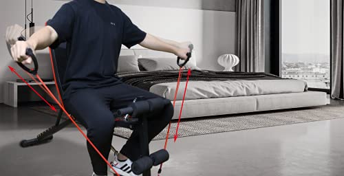 LAZY SPORTS Banco de Pesas Ajustable para Fitness, Banco de Musculación Multifunción para Entrenamiento de Cuerpo Entero, Respaldo abatible, diseño Compacto, Antideslizante. (Modelo A).