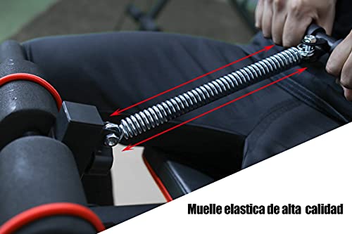 LAZY SPORTS Banco de Pesas Ajustable para Fitness, Banco de Musculación Multifunción para Entrenamiento de Cuerpo Entero, Respaldo abatible, diseño Compacto, Antideslizante. (Modelo A).