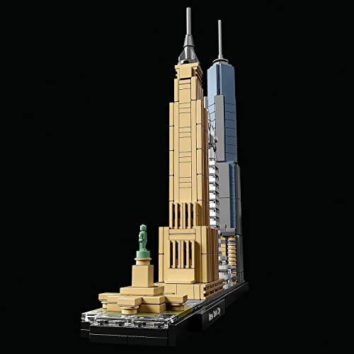 LEGO 21028 Architecture Ciudad de Nueva York Set de Construcción de Ciudad, Decoración de Oficina, Idea de Regalo Coleccionable