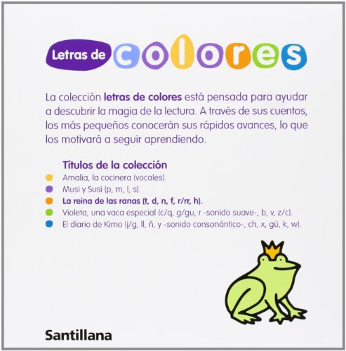 Letras de colores, lectoescritura, Educación Infantil. Cuaderno 4