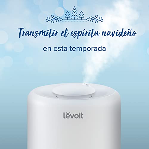 LEVOIT Top-Fill Humidificador 3L a Bebés, Humidificador Ultrasónico de Vapor Frío y Difusor con 25H, <28dB Silencioso AUTO Modo, Compatible con Alexa y APP, Temporizador, Sin BPA a Dormitorio Oficina