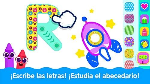 Libros para aprender a dibujar animales! Juegos infantiles con abecedario y numeros, bebes juegos educativos niños y niñas 2 3 4 5 6 años! Juego infantil chicas, juguete educativo! Libro colorear niña