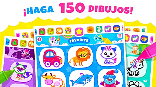 Libros para aprender a dibujar animales! Juegos infantiles con abecedario y numeros, bebes juegos educativos niños y niñas 2 3 4 5 6 años! Juego infantil chicas, juguete educativo! Libro colorear niña