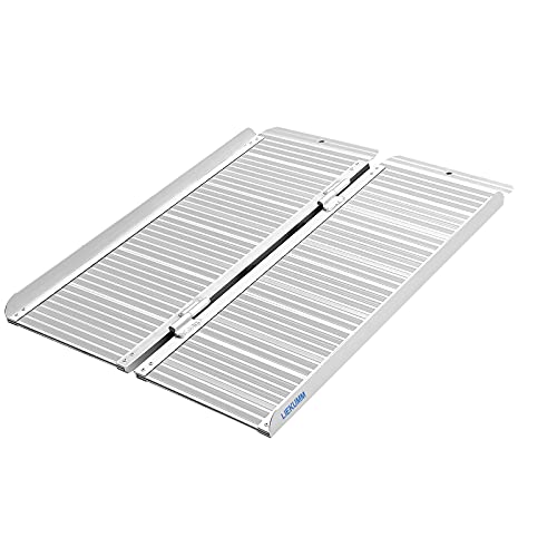 LIEKUMM Rampa para umbrales de 90 x 72 cm, para escaleras domésticas, escaleras, puertas, para sillas de ruedas y carritos de movilidad (MR607-3)