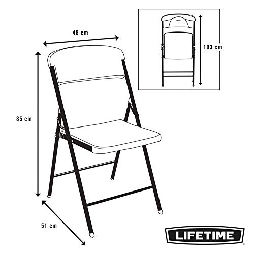 Lifetime 80615 - Silla plegable ultrarresistente LIFETIME UV100