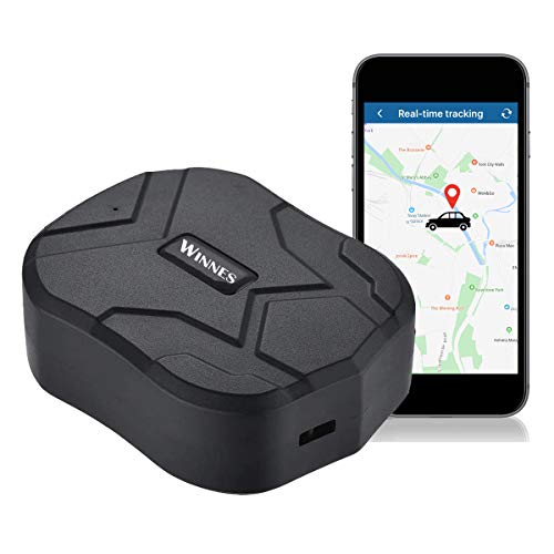 Localizador GPS para Coche, 150 días Standby GPS Tracker 10000mAh Impermeable Seguimiento en Tiempo Real Fuerte Imán Rastreador GPS con App/Web TK905B