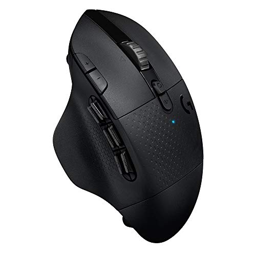 Logitech G604 LIGHTSPEED Ratón Gaming Inalámbrico, Captor HERO 25K, 25,600 DPI, 15 Botones Programables, Batería 240h, Compatible con PC/Mac - Negro