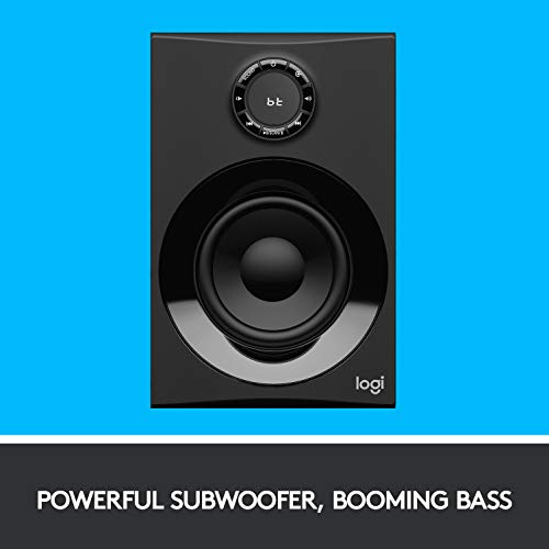 Logitech Z607 5.1 Sistema de Altavoces Buetooth con Sonido Surround 5.1, 160W de Pico, Graves Potentes, Entradas de 3.5 mm/RCA, USB, Tarjeta SD, Mando, Enchufe UK, PC/TV/Smartphone/Tablet