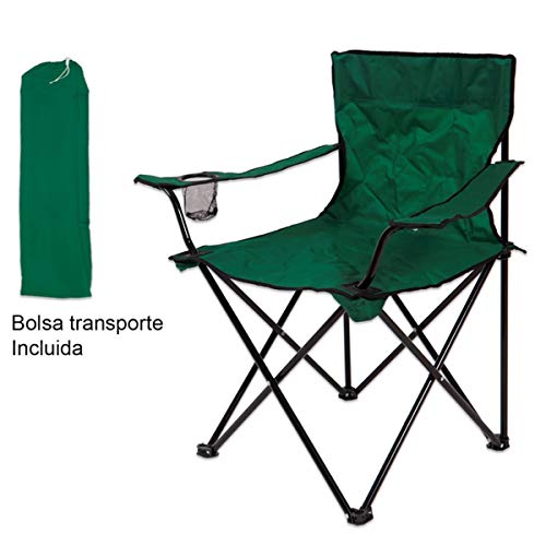 LOLAhome Silla Plegable de Camping de Acero (Standard)