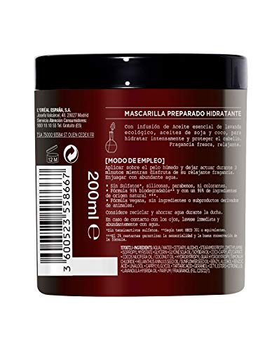 L'Oreal Paris Botanicals Máscarilla Hidratante, para cabello delicado - 200 ml