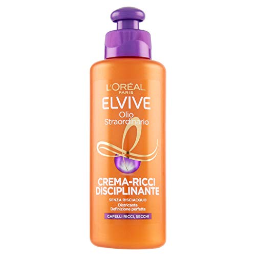 L'Oréal Paris - Elvive Aceite excepcional para perfeccionar rizos, crema de peinado - 200 ml