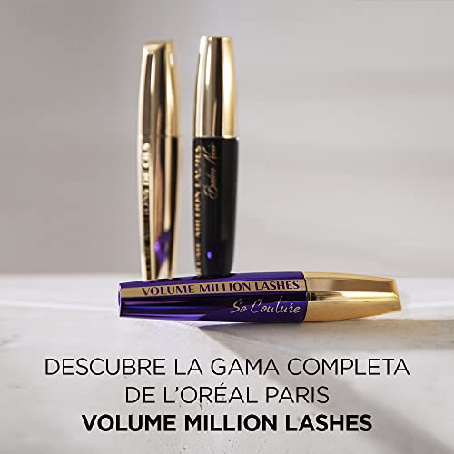 L'Oreal Paris Máscara De Pestañas Volumen Y Cuidado Volume Million Lashes Balm Noir, Negro