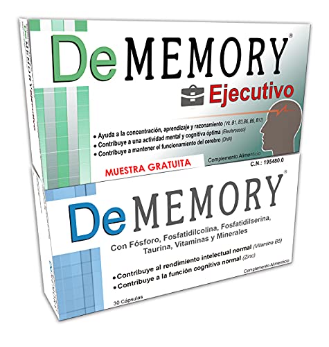 Lote Dememory 30 Cápsulas + Dememory Ejecutivo 15 Cápsulas (Regalo)