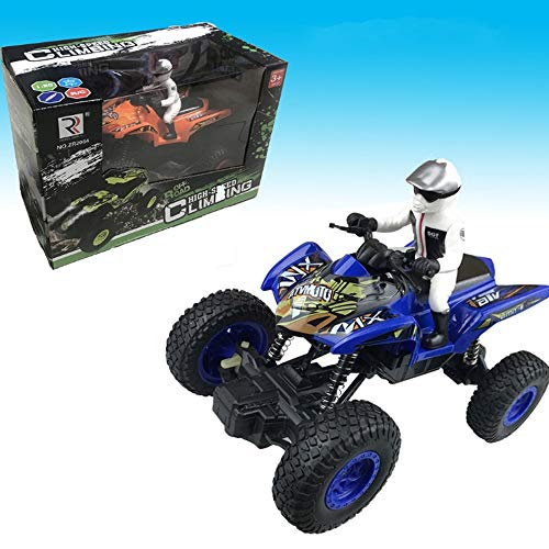 Lotees Control remoto fuera de la carretera de la motocicleta Escalada de juguete Buggy Beach Alquiler de moto Quad Racing de alta velocidad del coche eléctrico del truco con Conductor regalos del coc