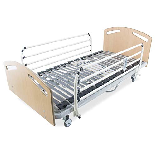 LTDM Cama Articulada Eléctrica con Carro Elevador | Elegida Cama Hospitalaria 2021 | Colchón y Envío Incluido (105x190 colchón 24cm)