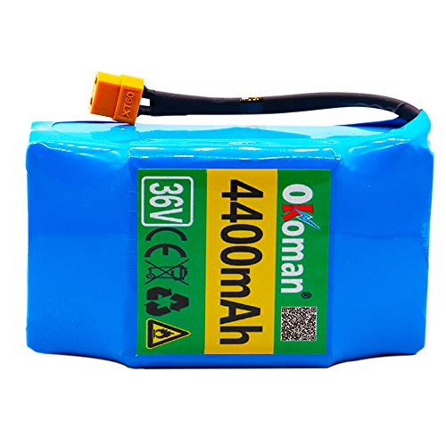 LUC 36V 4.4Ah 4400mah Alto Drenaje 2 Ruedas Scooter electrico Auto Equilibrio Paquete de baterías de Litio para Autoequilibrante para 6.5"7"