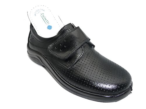 LUISETTI Berlin 0025 Zapato Sanitario Y HOSTELERIA Unisex-Adulto Negro 42