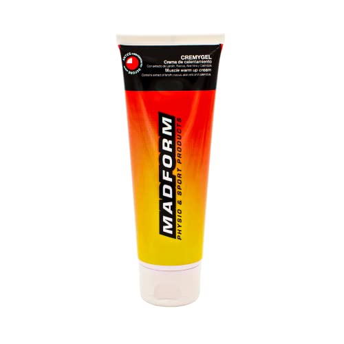 Madform Crema De Calentamiento Muscular - Efecto Calor, Naranja, 120 ml