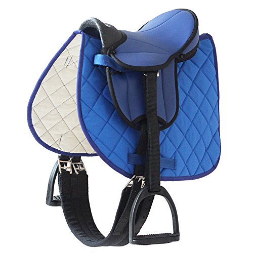 Markgraf German Riding My Little Pony - Set de silla de montar Shetty con cepillo accesorio, color azul