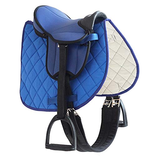 Markgraf German Riding My Little Pony - Set de silla de montar Shetty con cepillo accesorio, color azul