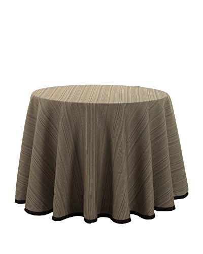 Martina Home Ribera Falda para Mesa Camilla, Tela, Beige, Redonda de 90