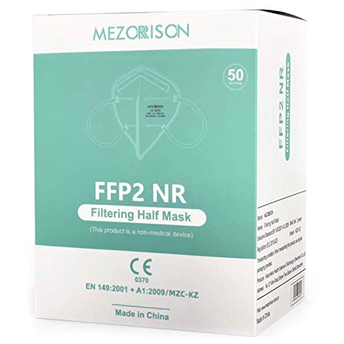 Mascarilla FFP2 CE 0370, Mascarilla de Protección Personal (5 capas), Caja 40 Unidades