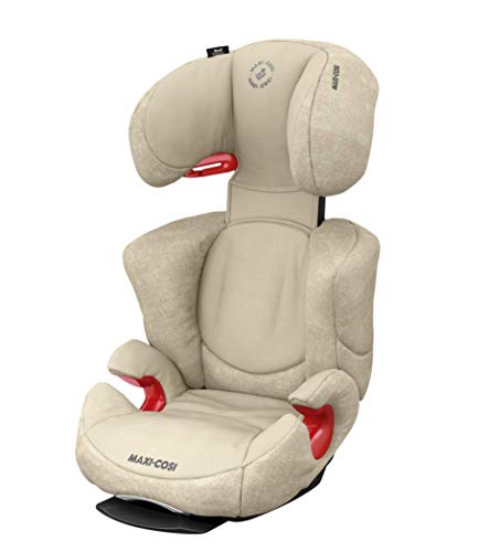 Maxi-Cosi Rodi AirProtect - Asiento infantil para coche con altura regulable y posición de descanso cómoda, grupo 2/3 (15-36 kg), útil a partir de 3,5 a 12 años, color marrón