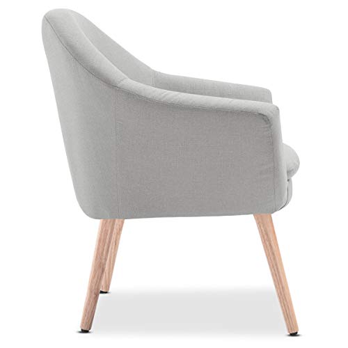 Mc Haus NAVIAN - Sillón para Salón, Butaca Comedor o Dormitorio, Escandinavo, Beige