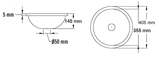 Mediclinics - Lavamanos Semiesferico Inox 3 (SN0036CS)