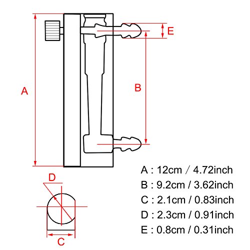 Medidor de flujo de gas, medidor de flujo LZQ-5 Medidor de flujo de 2,5-25 LPM con válvula de control para oxígeno/aire/gas