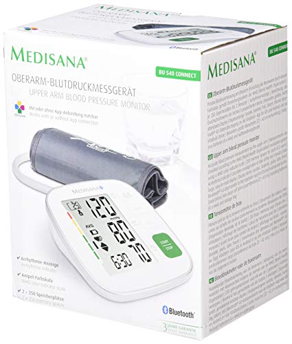 Medisana BU 540 Connect Antebrazo 2 Usuario(s) - Tensiómetro (Antebrazo, Blanco, 2 Usuario(s), AA, 1,5 V, 150 mm)