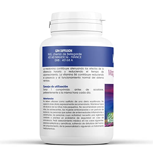 Melatonina Forte 1.8mg - Magnesio y Vitamina B6-180 comprimidos