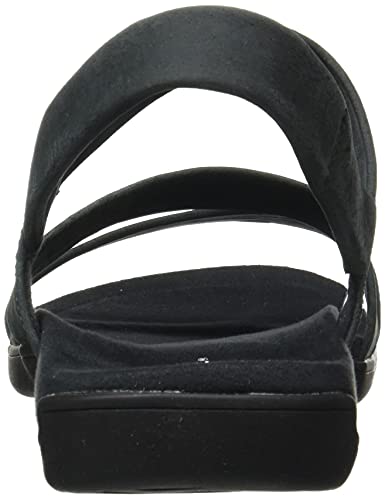 Merrell District KANOYA Strap, Sandalias de Punta Descubierta Mujer, Negro (Black), 41 EU