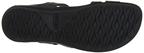 Merrell District KANOYA Strap, Sandalias de Punta Descubierta Mujer, Negro (Black), 41 EU