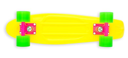 Miller Division Longboard Baby Original Series Skateboard, Unisex, Amarillo Flúor, 22"