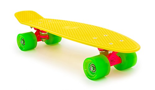 Miller Division Longboard Baby Original Series Skateboard, Unisex, Amarillo Flúor, 22"